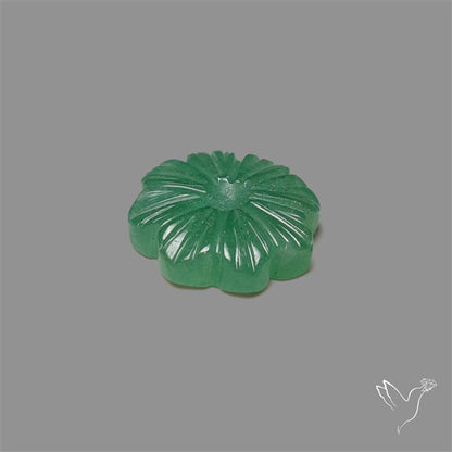 Green Aventurine Flower Carving