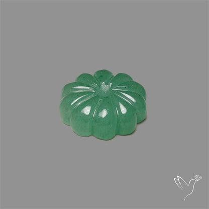 Green Aventurine Flower Carving