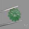 Green Aventurine Flower Carving