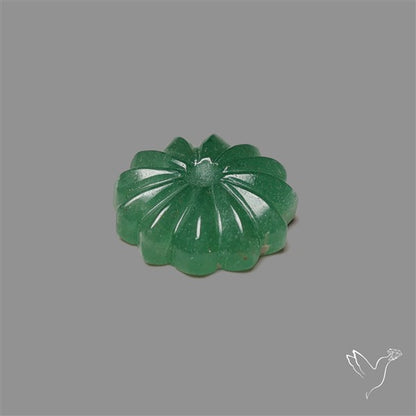 Green Aventurine Flower Carving