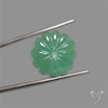 Green Aventurine Flower Carving