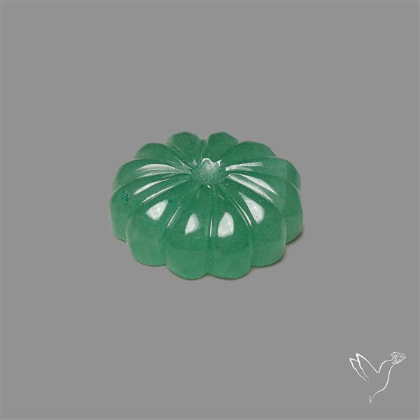 Green Aventurine Flower Carving