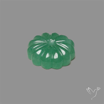 Green Aventurine Flower Carving