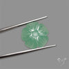 Green Aventurine Flower Carving