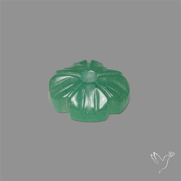 Green Aventurine Flower Carving