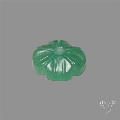 Green Aventurine Flower Carving
