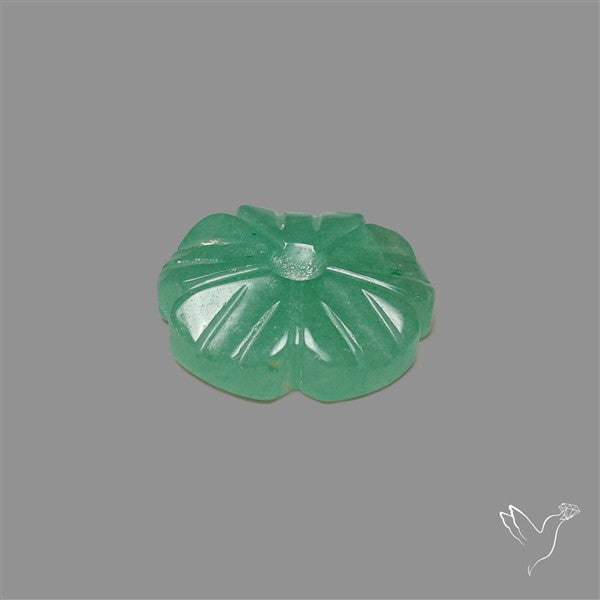 Green Aventurine Flower Carving