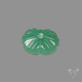 Green Aventurine Flower Carving