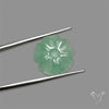 Green Aventurine Flower Carving