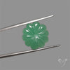 Green Aventurine Flower Carving