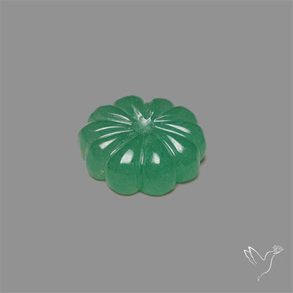 Green Aventurine Flower Carving