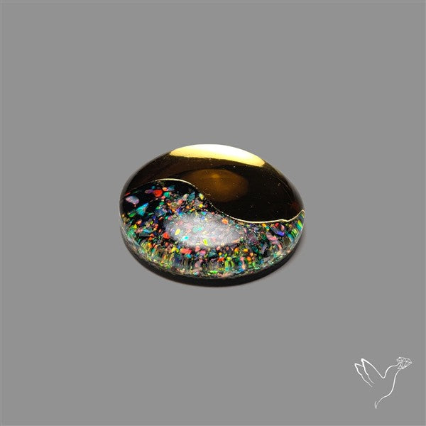 Crushed Opal Inlay Yin Yang