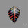 Aurora Opal Inlay Black Onyx Leaf Doublet