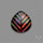 Aurora Opal Inlay Black Onyx Leaf Doublet