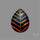 Aurora Opal Inlay Black Onyx Leaf Doublet