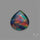 Aurora Opal Leaf Skeleton Inlay Doublet with Quartz