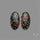 Crushed Opal Inlay In Quartz Doublets Pair