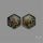 Crushed Opal Inlay In Quartz Doublets Pair