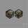 Crushed Opal Inlay In Quartz Doublets Pair