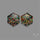 Crushed Opal Inlay In Quartz Doublets Pair