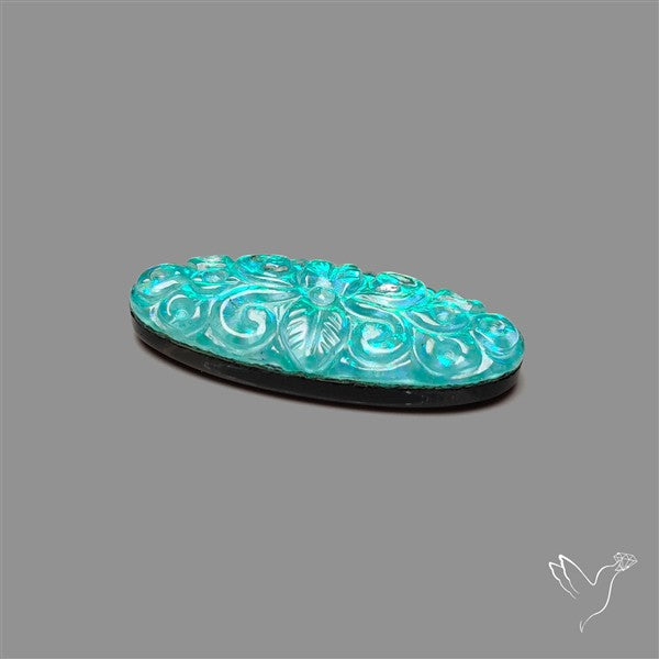 Dichroic Glass Doublet Mughal Carving