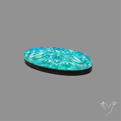 Dichroic Glass Doublet Mughal Carving