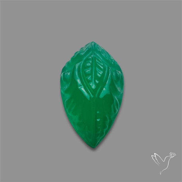 Zimbabwe Chrome Chalcedony Mughal Carving
