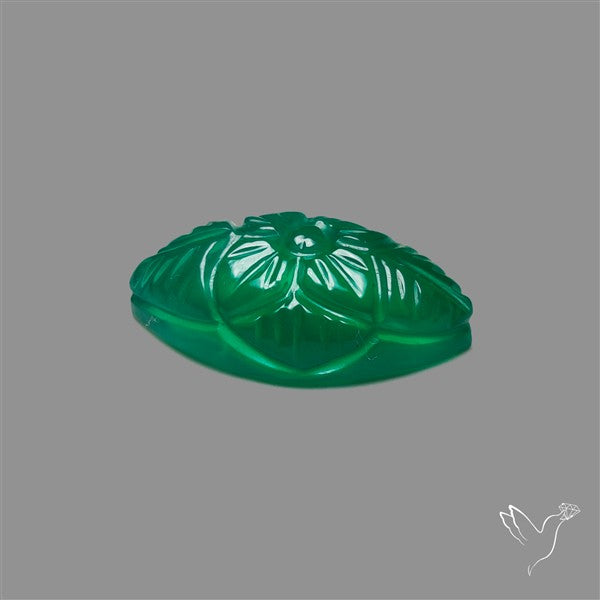 Zimbabwe Chrome Chalcedony Mughal Carving