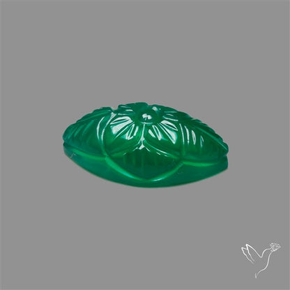 Zimbabwe Chrome Chalcedony Mughal Carving