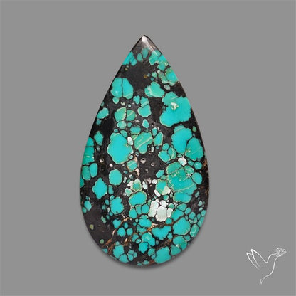 Selected Large Hubei Turquoise Cabochon