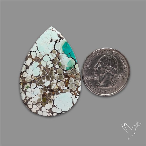 Selected Large Hubei Turquoise Cabochon