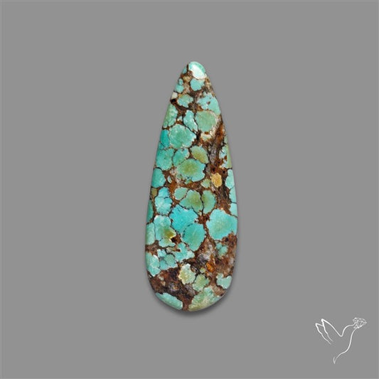 Selected Large Hubei Turquoise Cabochon
