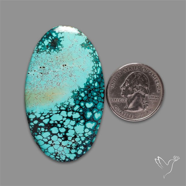 Selected Hubei Turquoise Cabochon