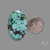 Selected Hubei Turquoise Cabochon