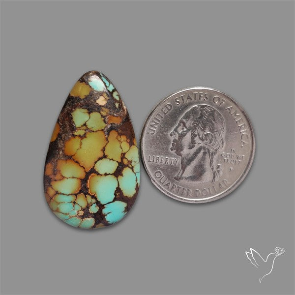 Selected Hubei Turquoise Cabochon