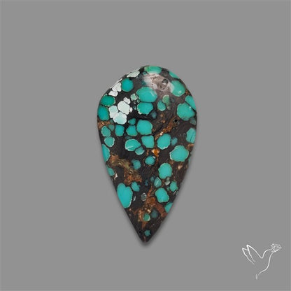 Selected Hubei Turquoise Cabochon