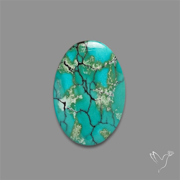 Selected Hubei Turquoise Cabochon