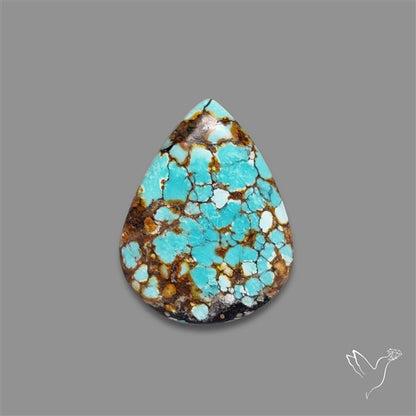 Selected Hubei Turquoise Cabochon