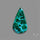 Chrysocolla In Malachite Cabochon