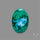 Chrysocolla In Malachite Cabochon