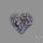 Grape Agate Druzy Heart