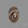 Rare Pyritized Ammonite Negative Fossil