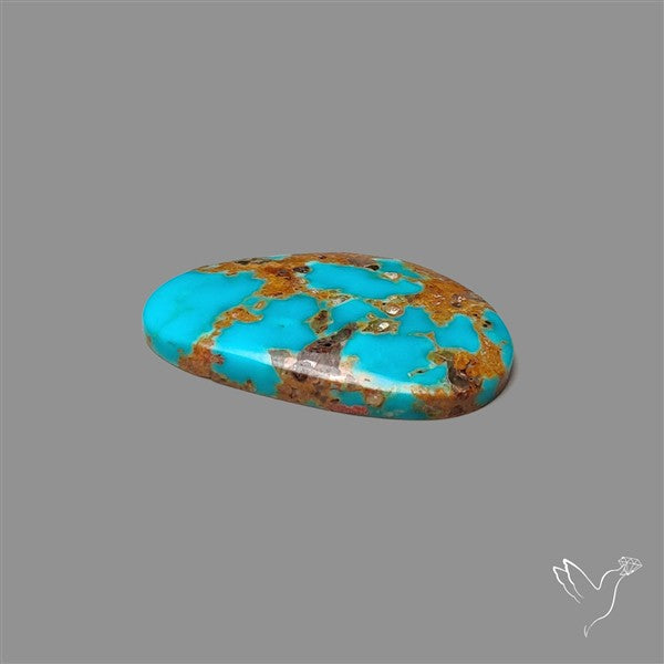 Number 8 Mines Turquoise Cabochon