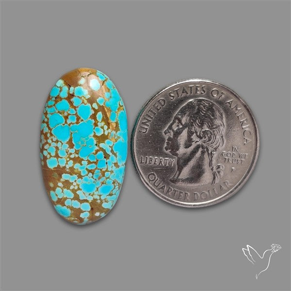 Number 8 Mines Turquoise Cabochon