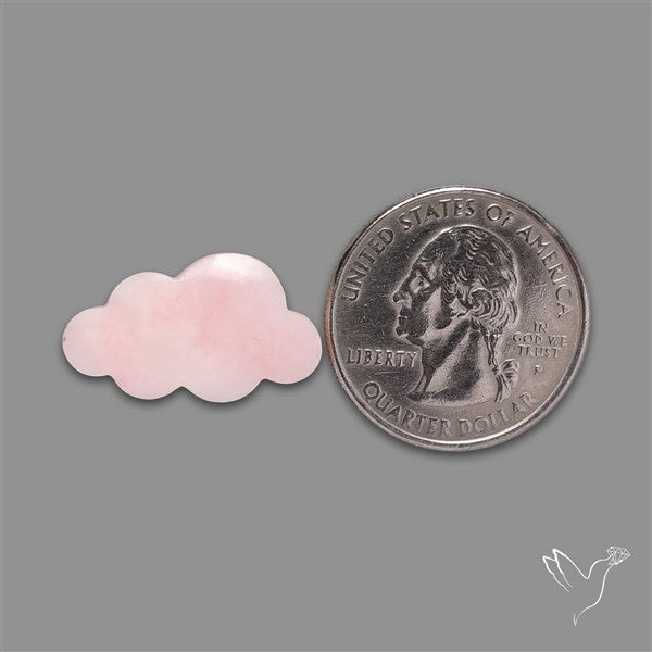 Peruvian Pink Opal Cloud Carving