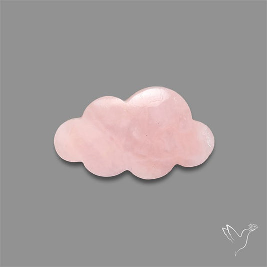 Peruvian Pink Opal Cloud Carving