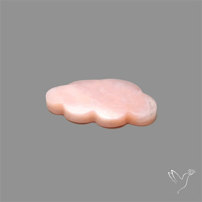 Peruvian Pink Opal Cloud Carving
