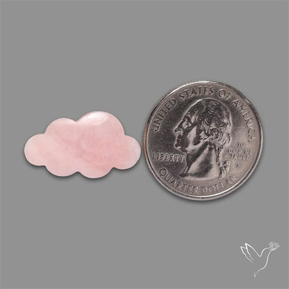 Peruvian Pink Opal Cloud Carving