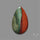 Bi-color Bloodstone Cabochon
