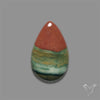 Bi-color Bloodstone Cabochon